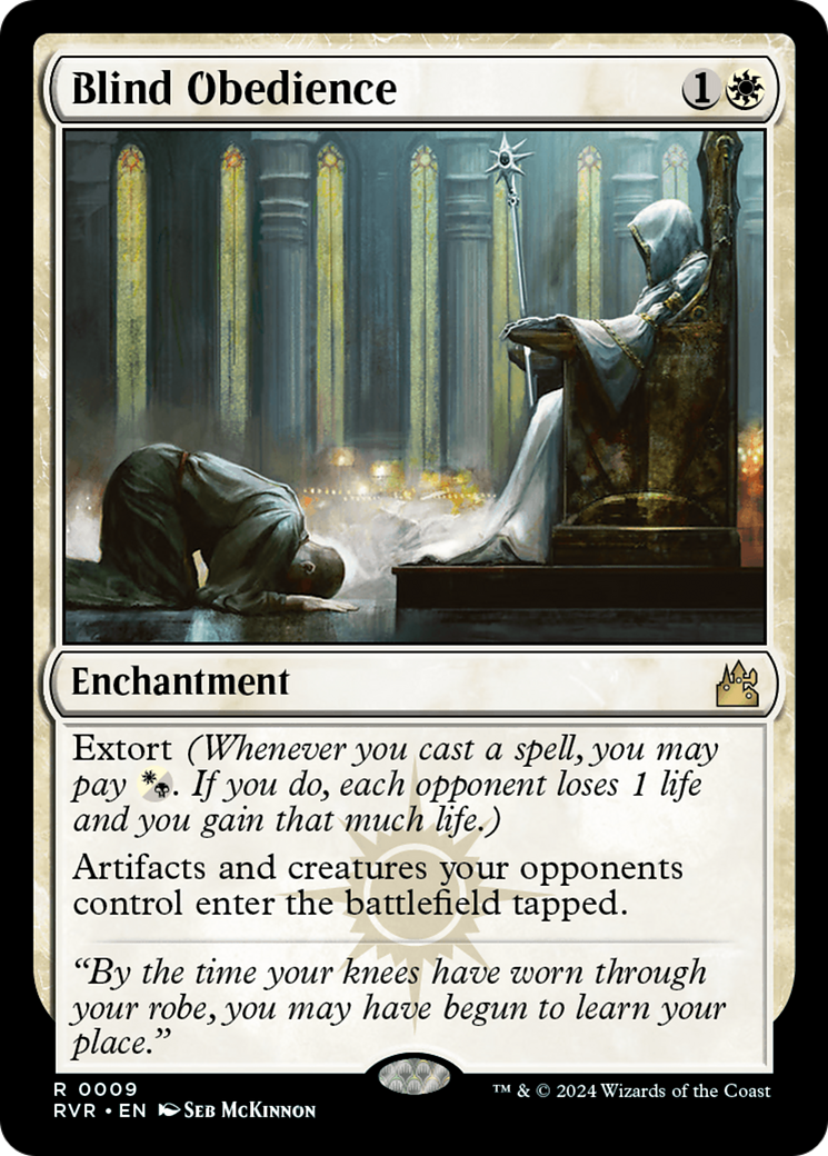 Blind Obedience (RVR-009)  - Ravnica Remastered