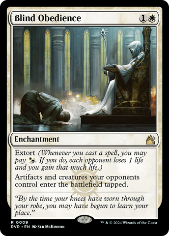 Blind Obedience (RVR-009)  Foil - Ravnica Remastered