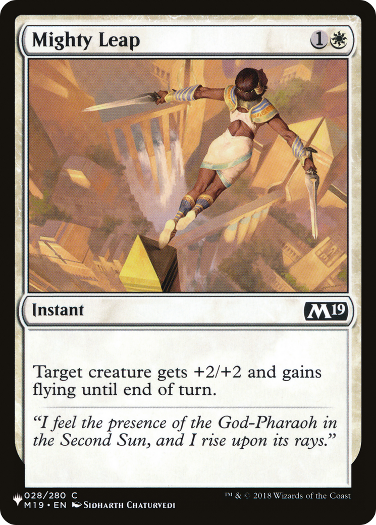 Mighty Leap (LIST-M19-28)  - The List