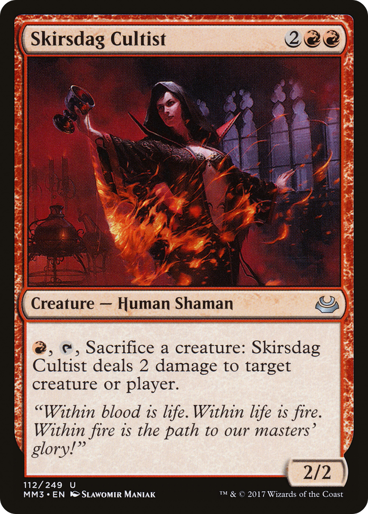Skirsdag Cultist (MM3-112)  Foil - Modern Masters 2017
