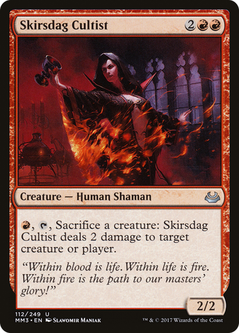 Skirsdag Cultist (MM3-112)  Foil - Modern Masters 2017