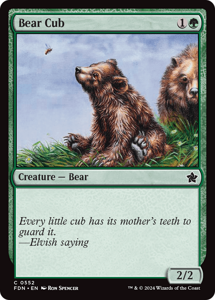 Bear Cub (FDN-552)  - Foundations