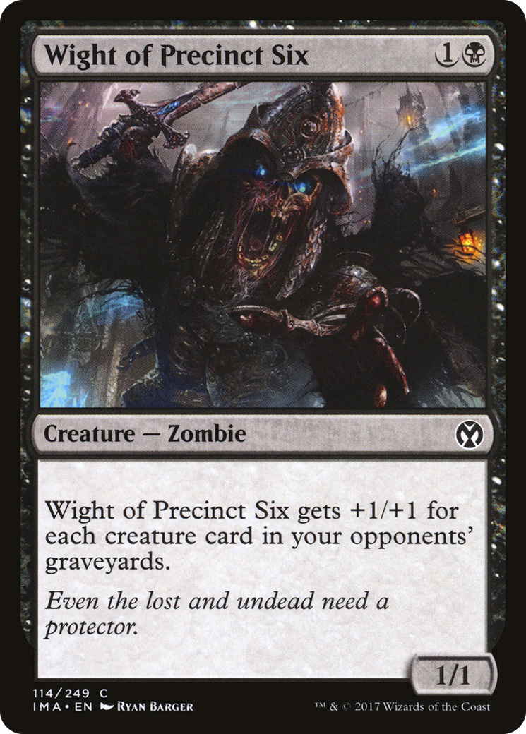Wight of Precinct Six (IMA-114)  Foil - Iconic Masters