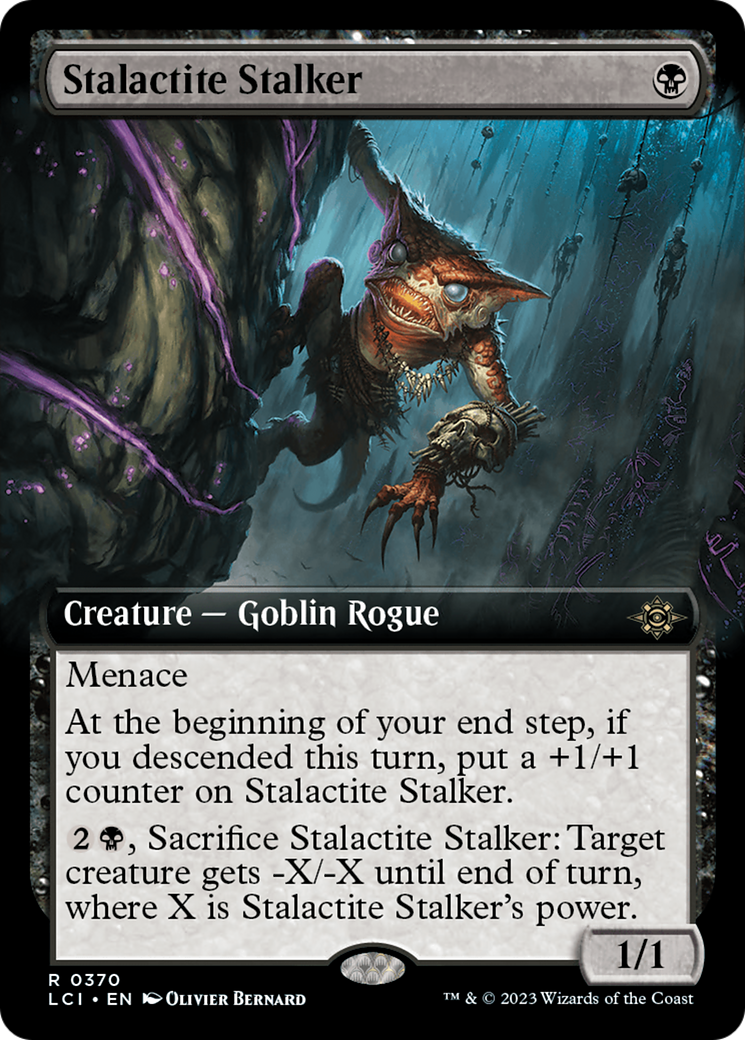 Stalactite Stalker (Extended Art) (LCI-370)  Foil - The Lost Caverns of Ixalan: (Extended Art)
