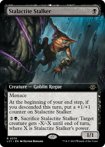 Stalactite Stalker (Extended Art) (LCI-370)  Foil - The Lost Caverns of Ixalan: (Extended Art)