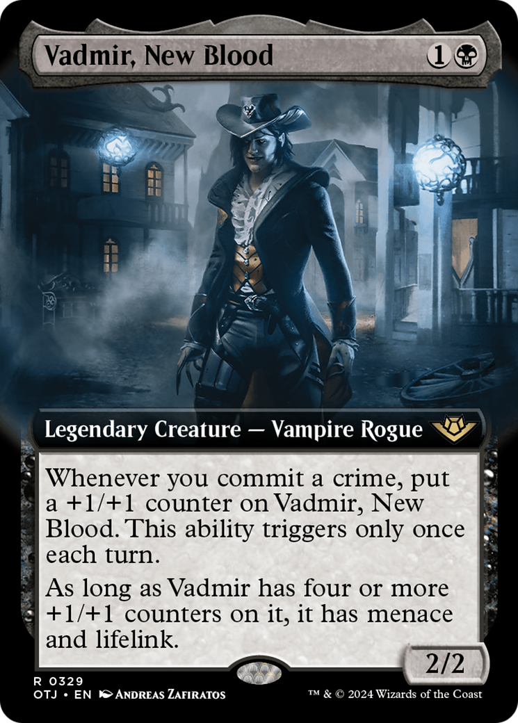 Vadmir, New Blood (Extended Art) (OTJ-329) - Outlaws of Thunder Junction: (Extended Art)