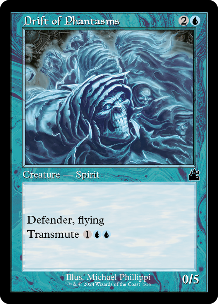 Drift of Phantasms (Retro Frame) (RVR-314)  Foil - Ravnica Remastered