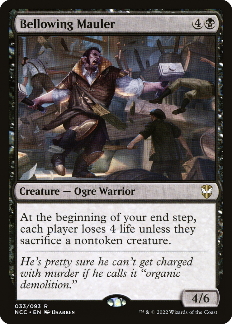 Bellowing Mauler (NCC-033)  - New Capenna Commander