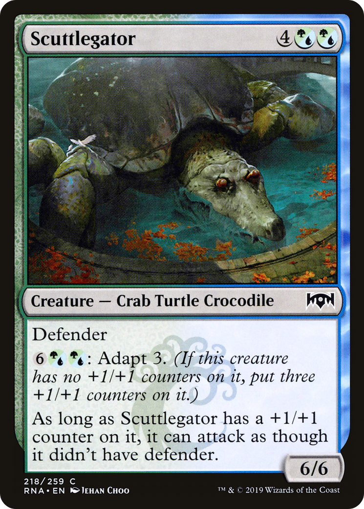 Scuttlegator (RNA-218)  Foil - Ravnica Allegiance