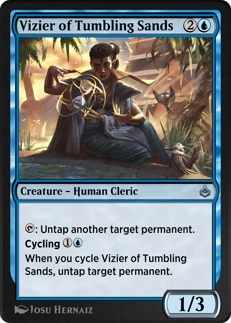 Vizier of Tumbling Sands (AKR-089)  - Amonkhet Remastered