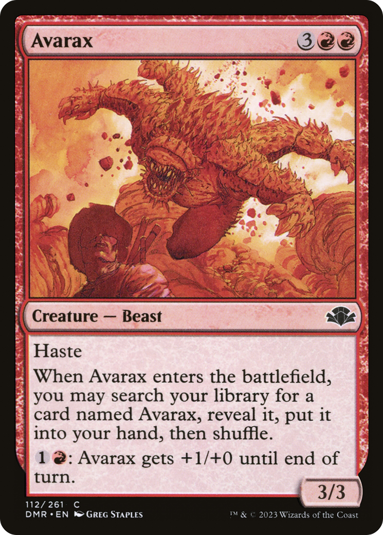 Avarax (DMR-112)  Foil - Dominaria Remastered