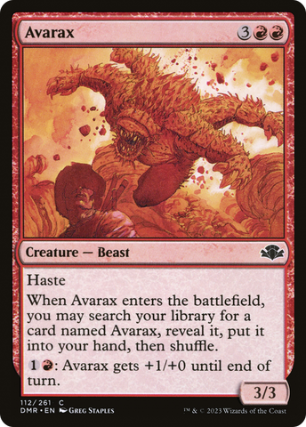 Avarax (DMR-112)  Foil - Dominaria Remastered