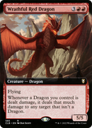 Wrathful Red Dragon (Extended Art) (CLB-585)  - Commander Legends: Battle for Baldur's Gate: (Extended Art)