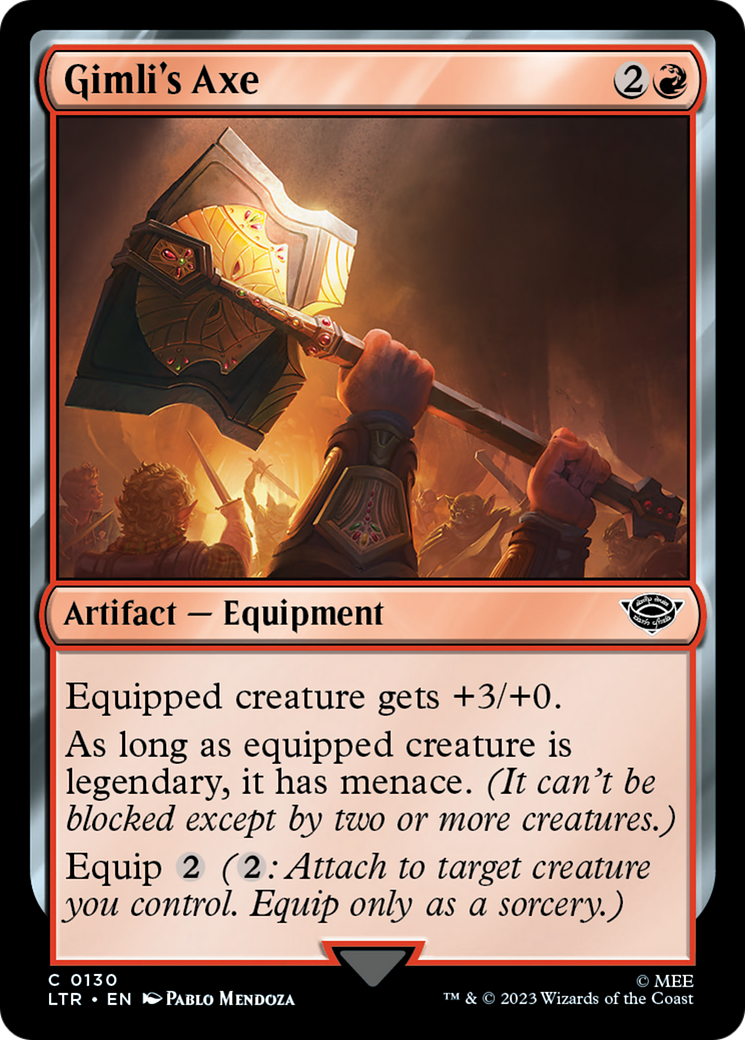Gimli's Axe (LTR-130)  - The Lord of the Rings: Tales of Middle-earth