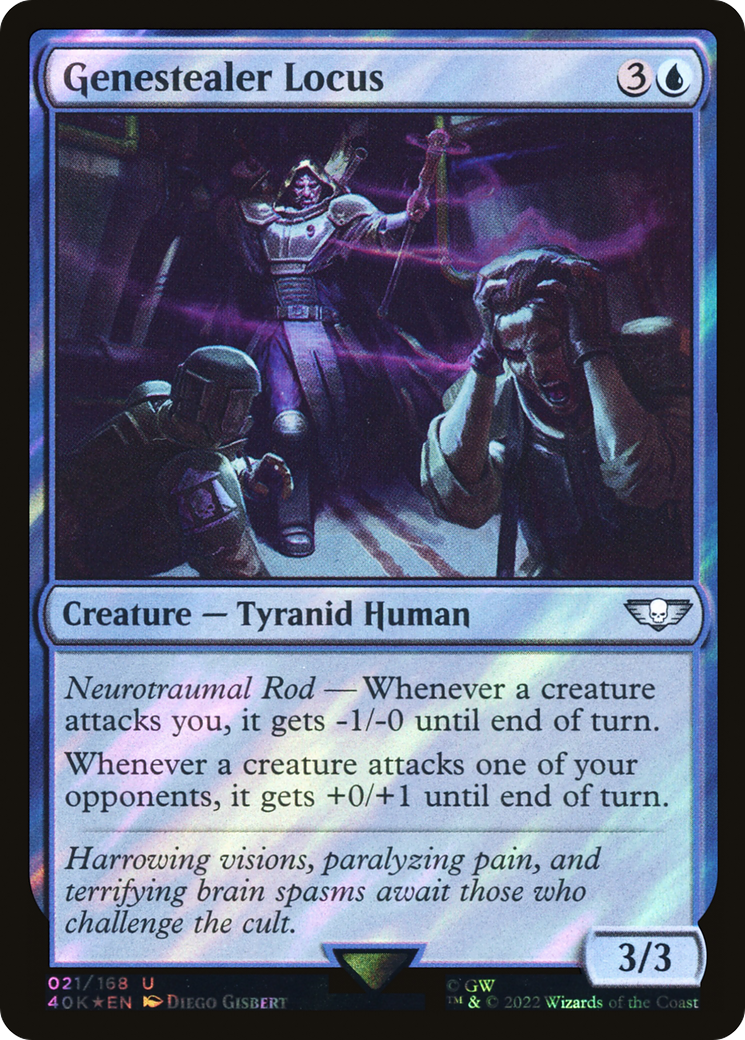 Genestealer Locus (Surge Foil) (40K-021)  Foil - Warhammer 40,000 Commander