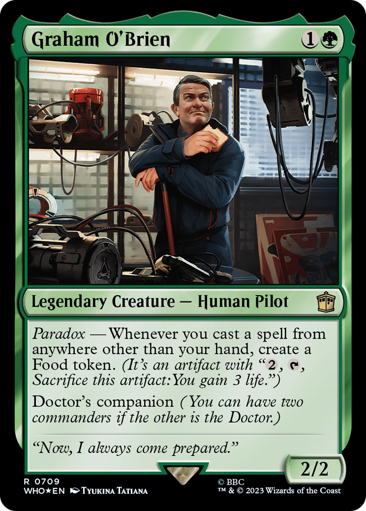 Graham O'Brien (Surge Foil) (WHO-709)  Foil - Doctor Who