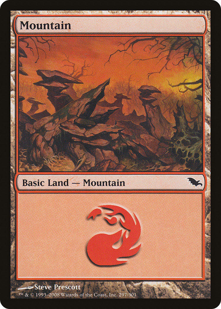 Mountain (297) (SHM-297)  Foil - Shadowmoor