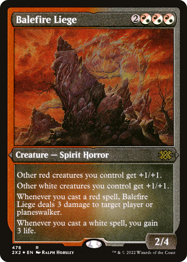 Balefire Liege (Foil Etched) (2X2-478)  Foil - Double Masters 2022