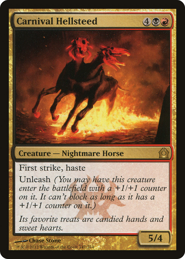Carnival Hellsteed (RTR-147)  Foil - Return to Ravnica