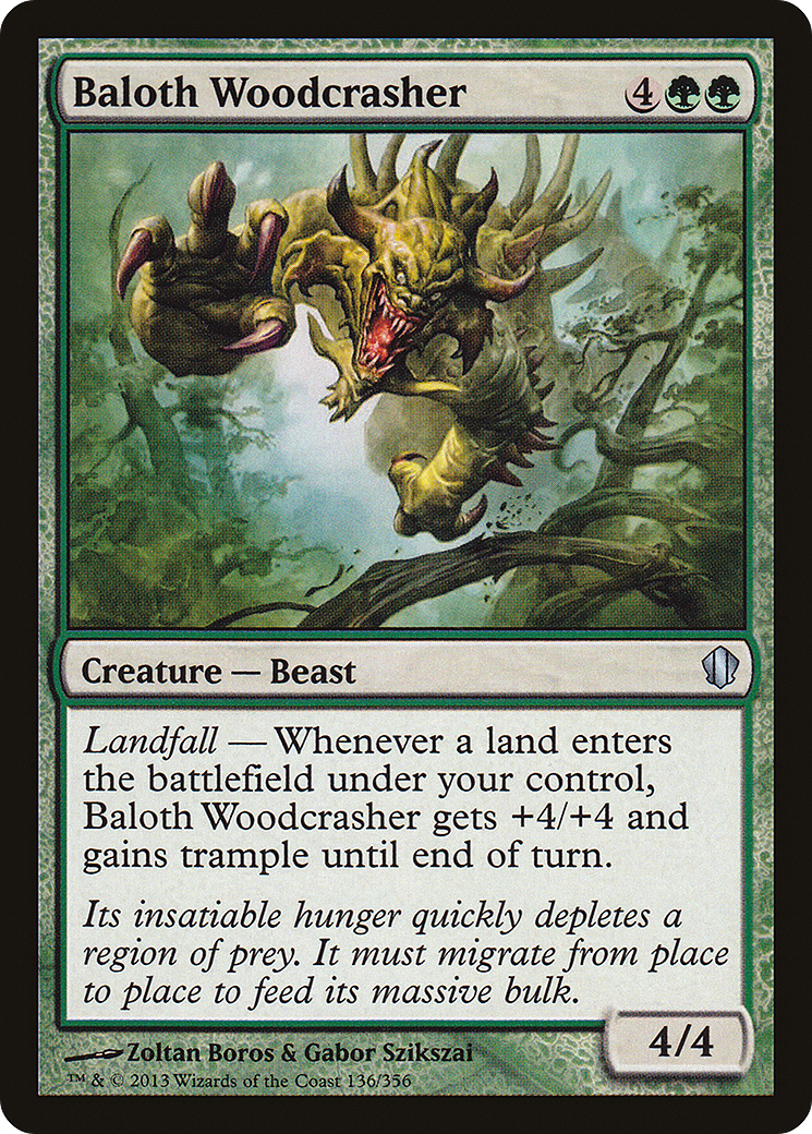 Baloth Woodcrasher (C13-136)  - Commander 2013
