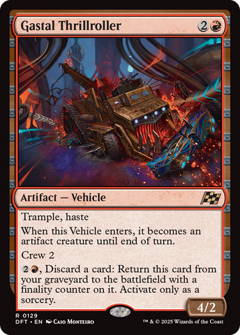 Gastal Thrillroller (DFT-129)  Foil - Aetherdrift
