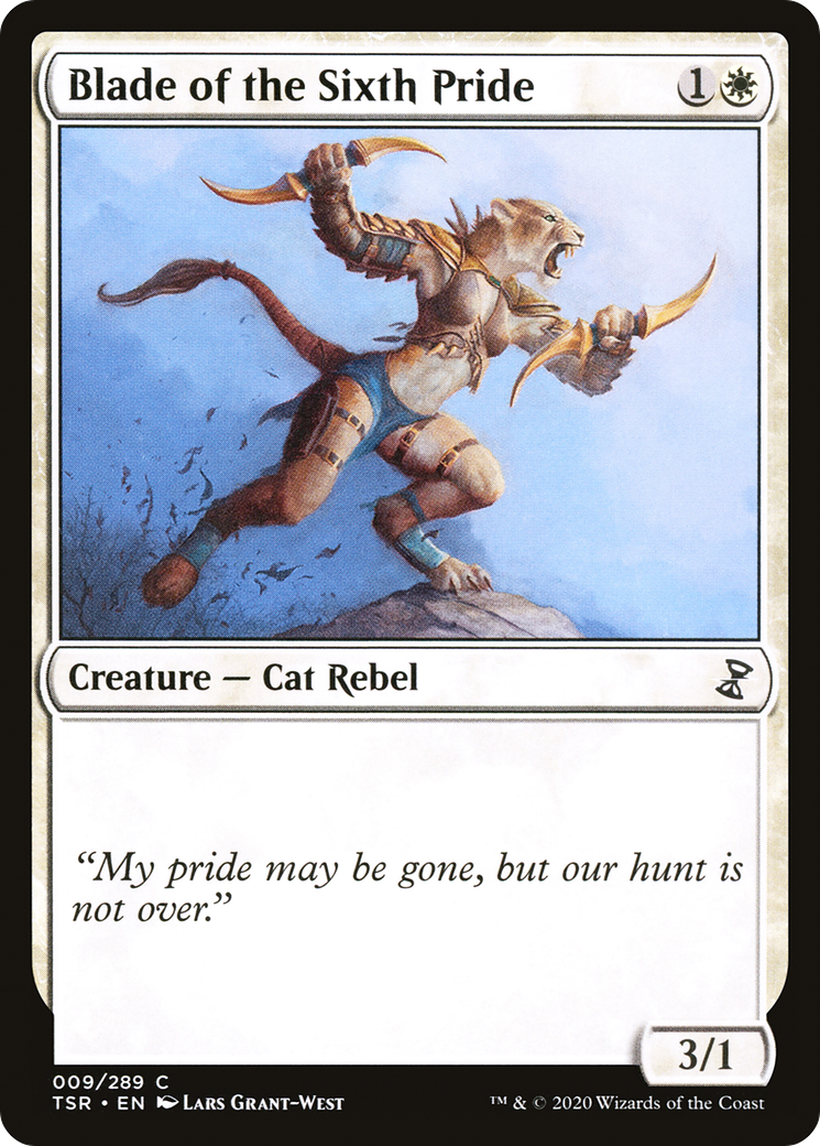 Blade of the Sixth Pride (TSR-009)  Foil - Time Spiral Remastered