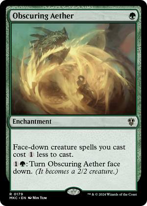 Obscuring Aether (MKC-179)  - Murders at Karlov Manor Commander