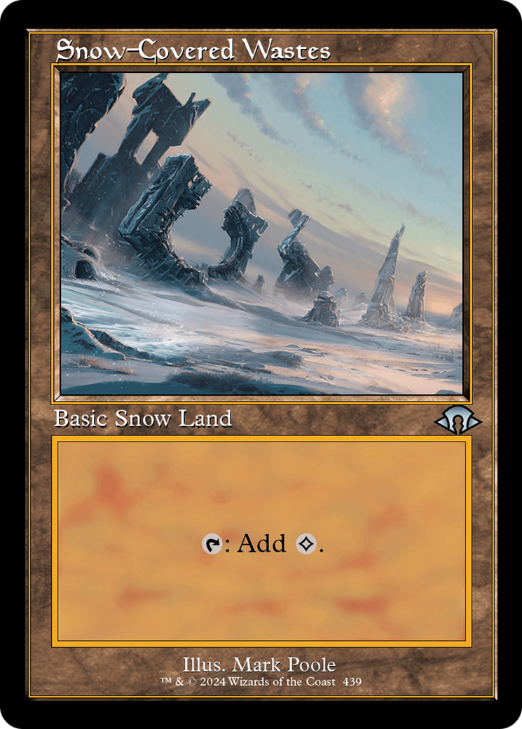 Snow-Covered Wastes (Retro Frame) (MH3-439)  - Modern Horizons 3