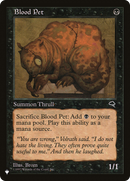 Blood Pet (LIST-)  - The List