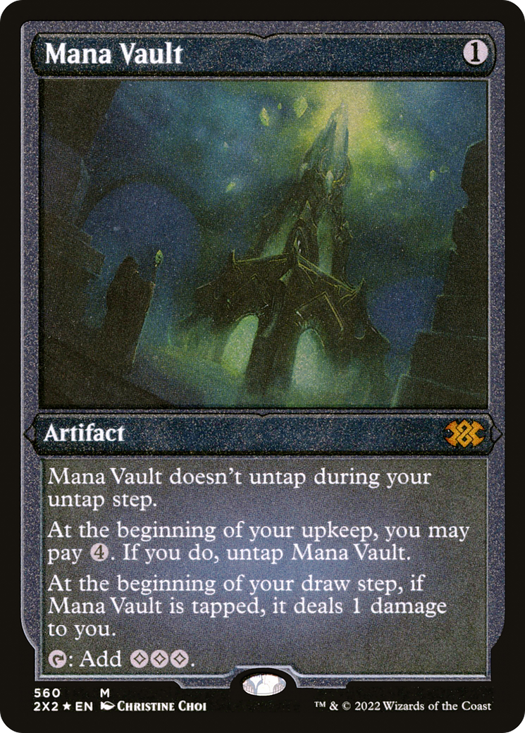 Mana Vault (Foil Etched) (2X2-560)  Foil - Double Masters 2022