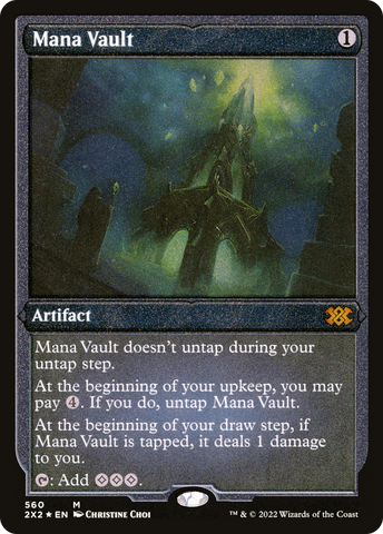 Mana Vault (Foil Etched) (2X2-560)  Foil - Double Masters 2022