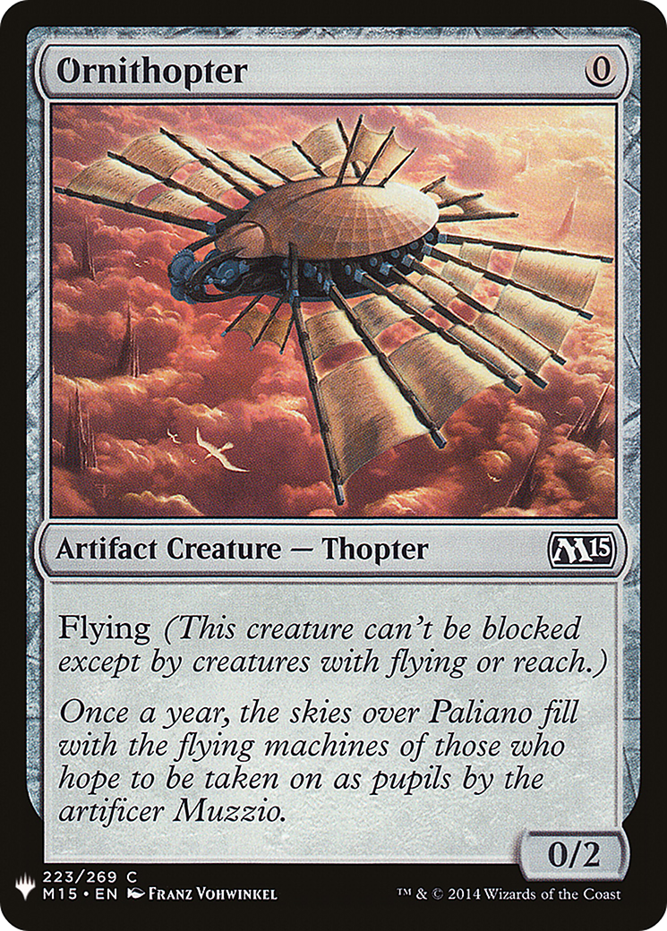 Ornithopter (LIST-M15-223)  - The List
