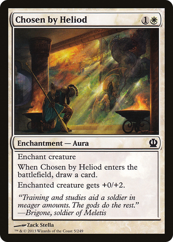 Chosen by Heliod (THS-005) - Theros Foil