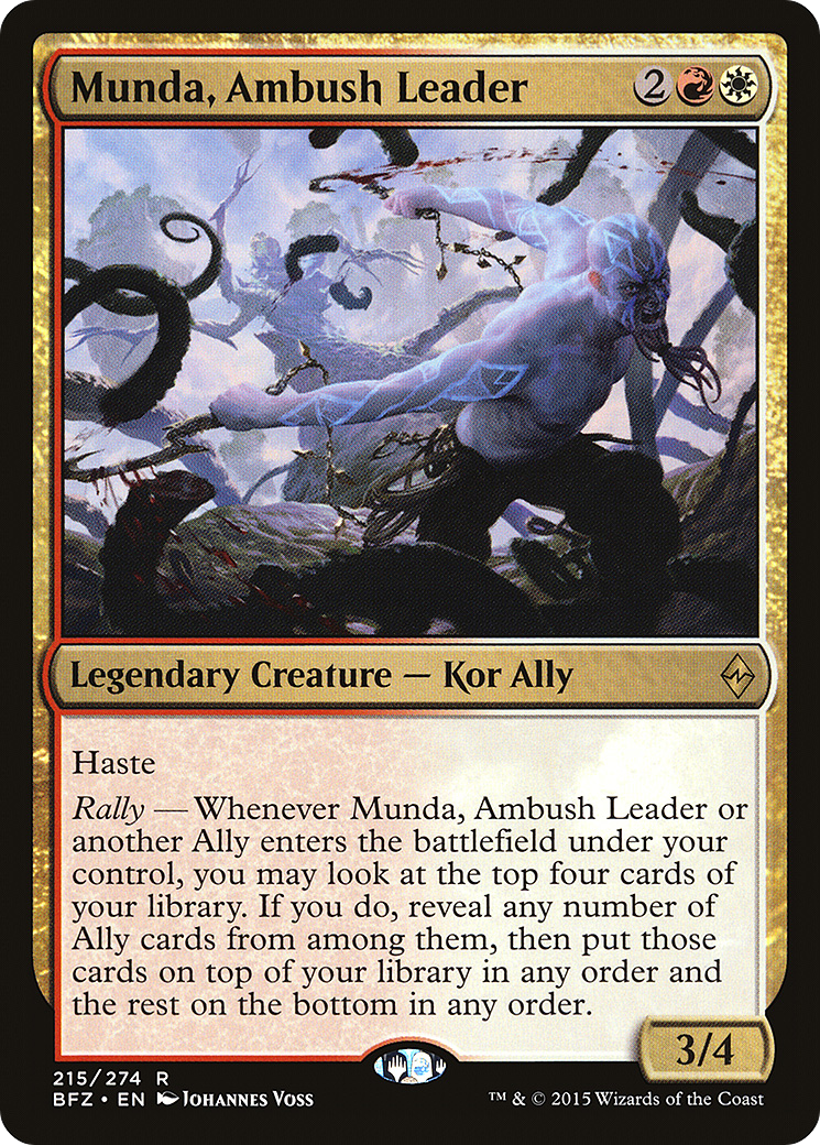 Munda, Ambush Leader (BFZ-215)  - Battle for Zendikar