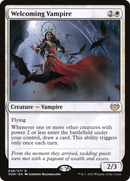 Welcoming Vampire (VOW-046)  Foil - Innistrad: Crimson Vow