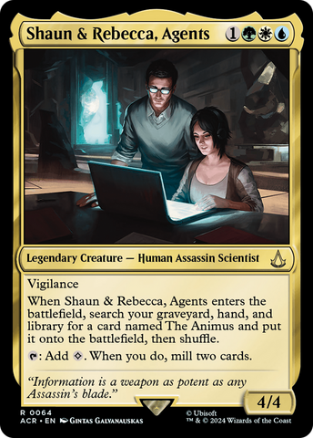 Shaun & Rebecca, Agents (ACR-064)  - Assassin's Creed