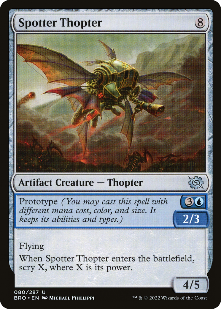 Spotter Thopter (BRO-080)  - The Brothers' War