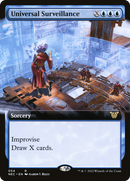 Universal Surveillance (Extended Art) (NEC-054)  - Neon Dynasty Commander: (Extended Art)
