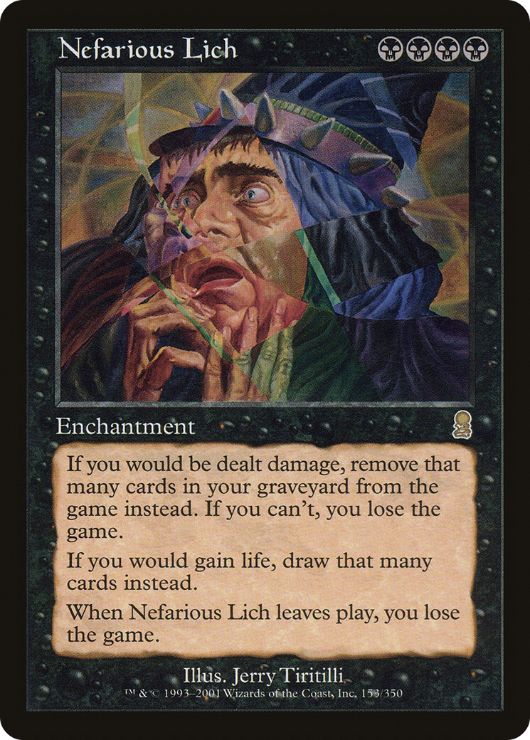 Nefarious Lich (ODY-153)  Foil - Odyssey