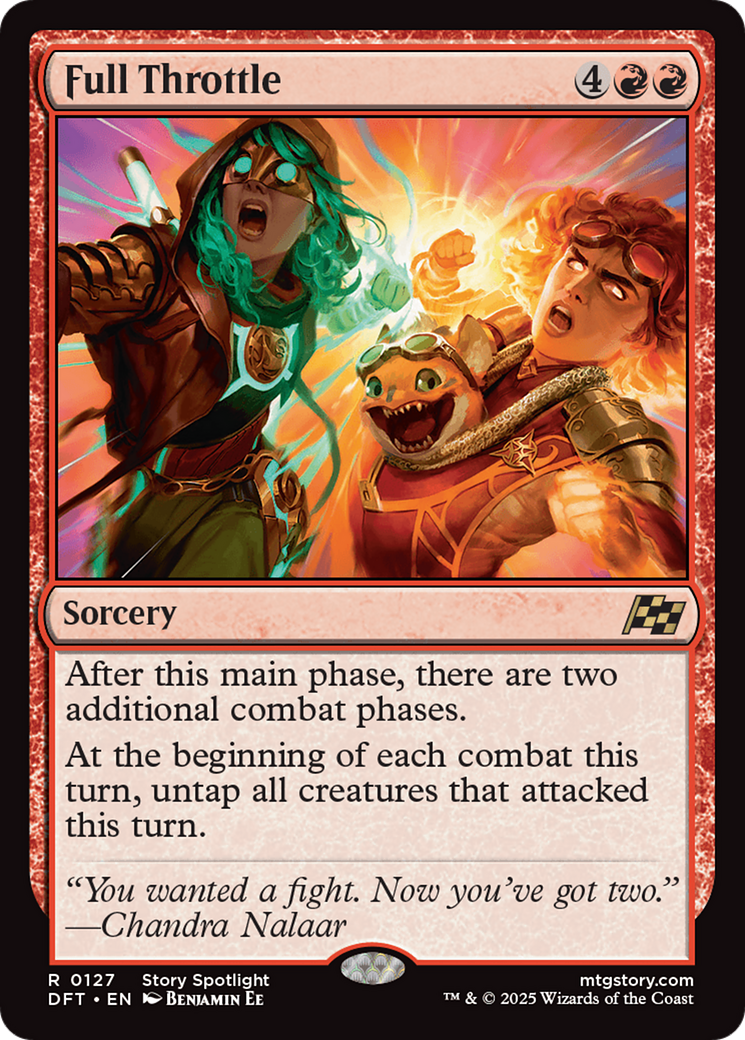 Full Throttle (DFT-127) - Aetherdrift Foil