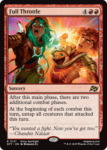 Full Throttle (DFT-127)  Foil - Aetherdrift