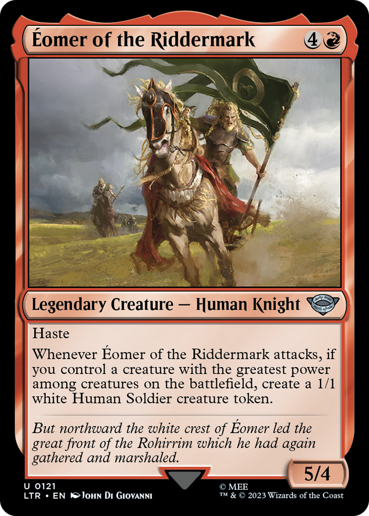 Eomer of the Riddermark (LTR-121)  Foil - The Lord of the Rings: Tales of Middle-earth