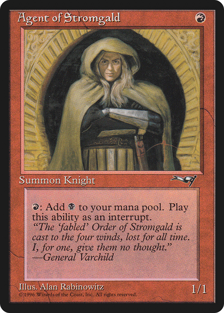 Agent of Stromgald (ALL-095)  - Alliances