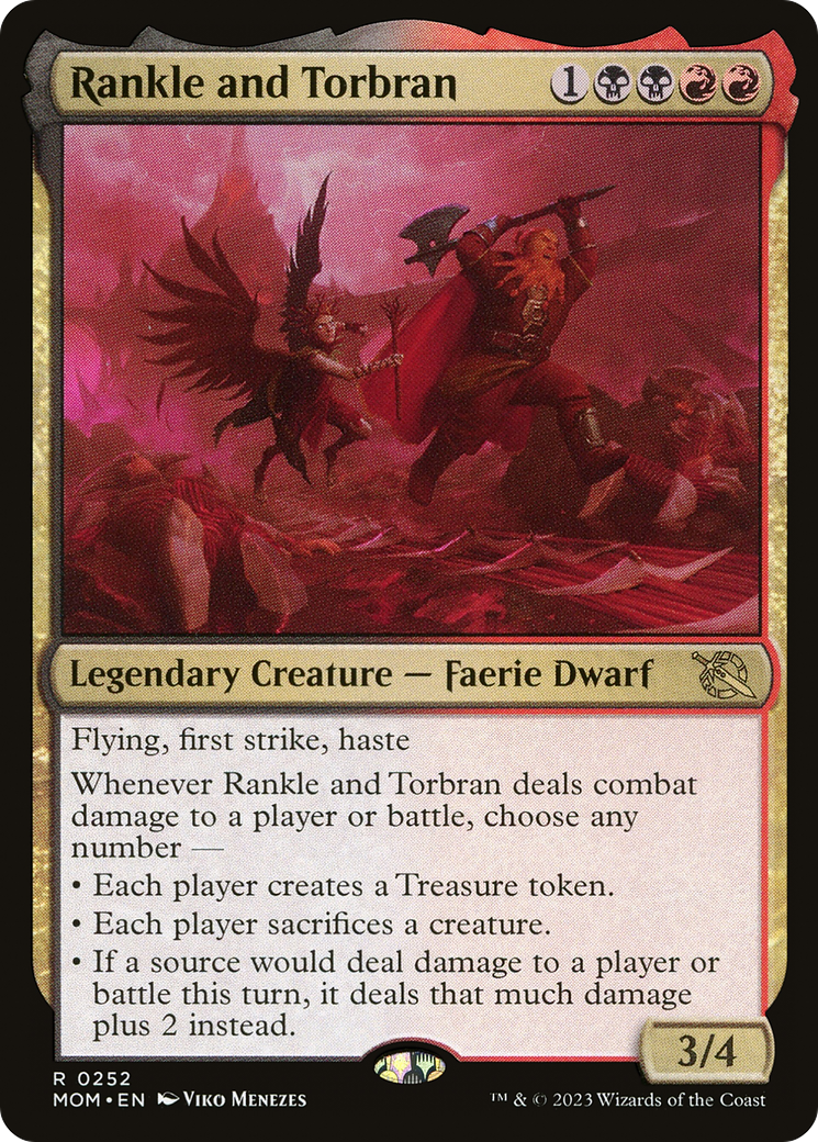 Rankle and Torbran (MOM-252) - March of the Machine Foil