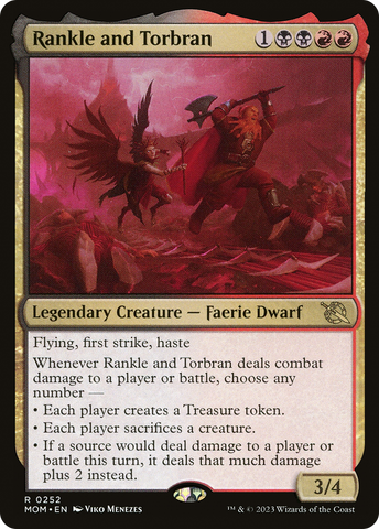 Rankle and Torbran (MOM-252)  Foil - March of the Machine