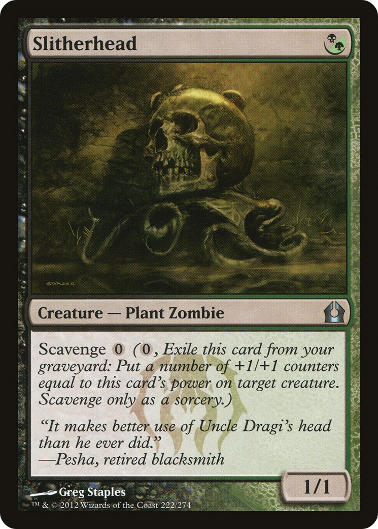Slitherhead (RTR-222)  Foil - Return to Ravnica