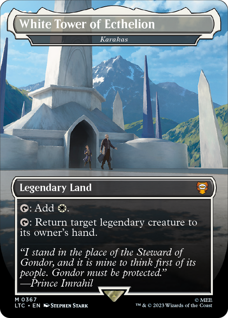 White Tower of Ecthelion - Karakas (LTC-367)  - Tales of Middle-earth Commander / White Tower of Ecthelion (Borderless)