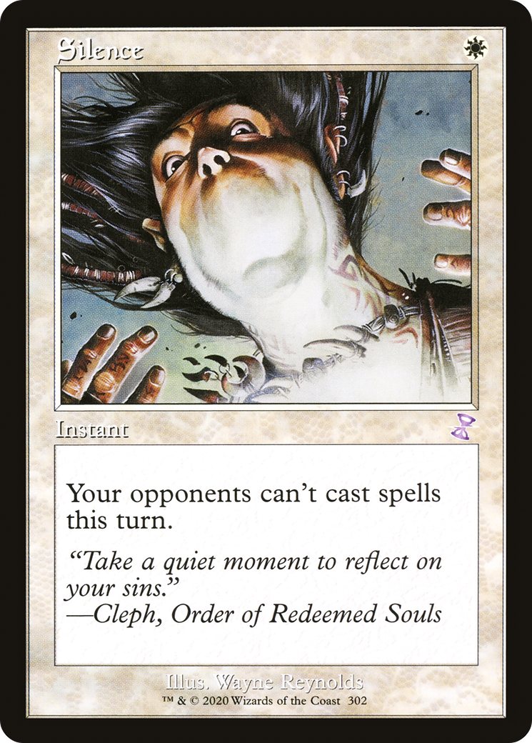 Silence (TSR-302)  Foil - Time Spiral Remastered