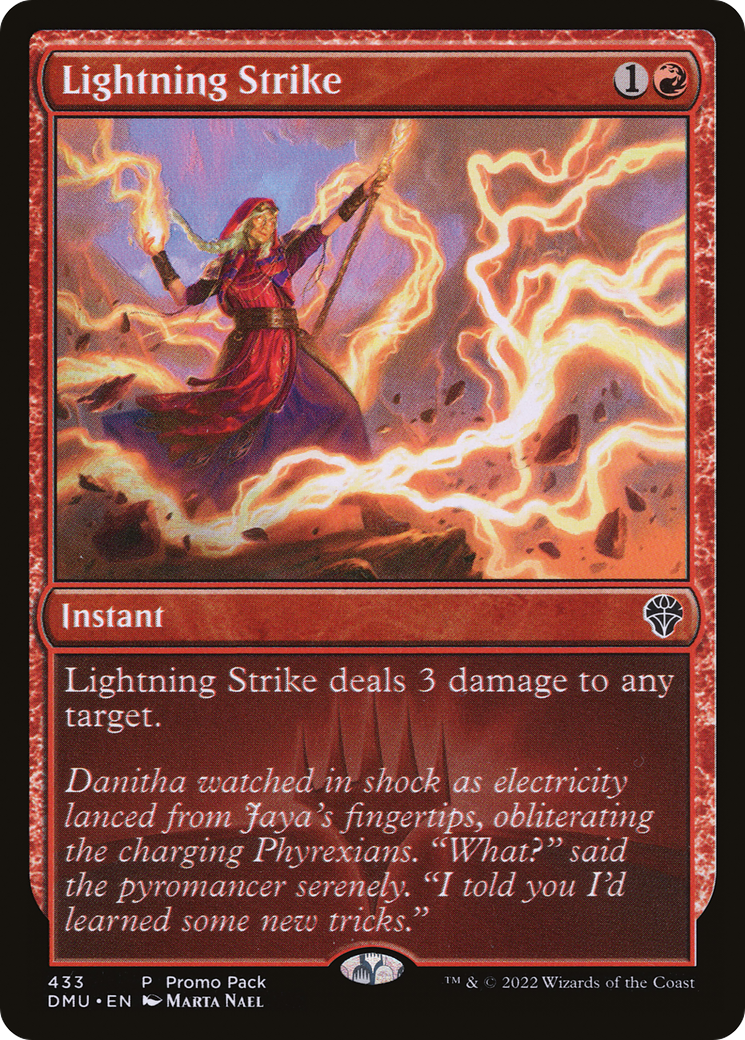 Lightning Strike (PPDMU-433)  Foil - Dominaria United
