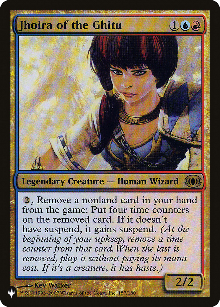 Jhoira of the Ghitu (LIST-157/180)  - The List